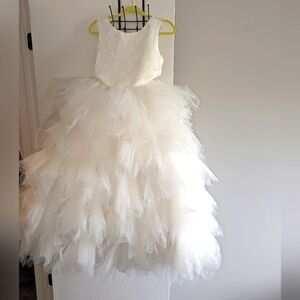 NWOT Girls White Dress First Communion / Quincenera 14